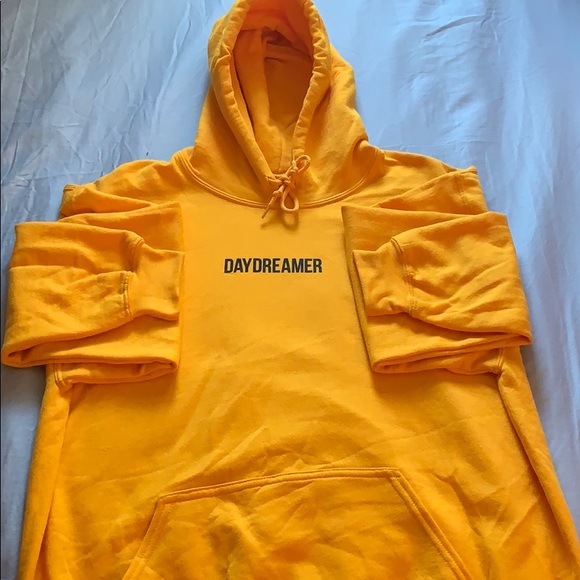 yellow hoodie daydreamer